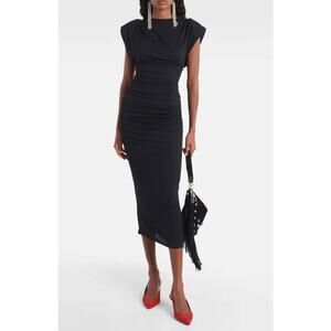 Isabel Marant Donna Maxi Dress in Black 38 US 6